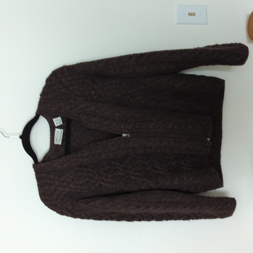 Brown wool sweater
